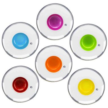 Coperchio Vetro cm.Ø14 W Home Pomello 6 Colori | M2 Store
