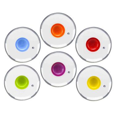 Coperchio Vetro cm.16 W Home Pomello 6 Colori | M2 Store