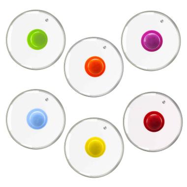 Coperchio Vetro cm.18 W Home Pomello 6 Colori | M2 Store