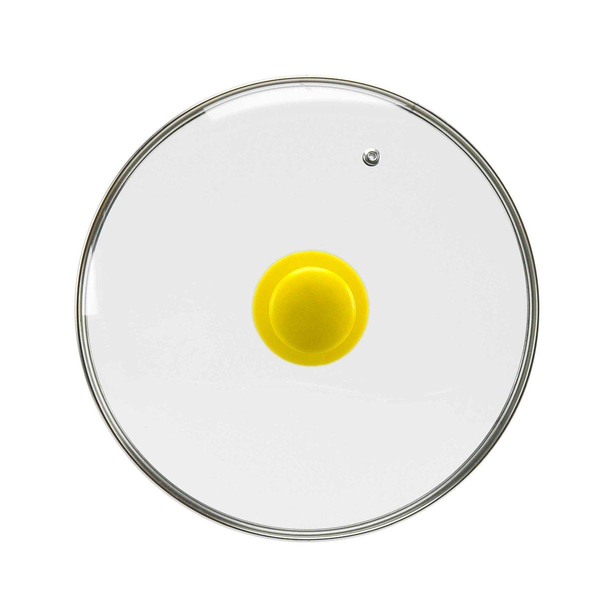 Coperchio Vetro cm.22 W Home Pomello 6 Colori | M2 Store