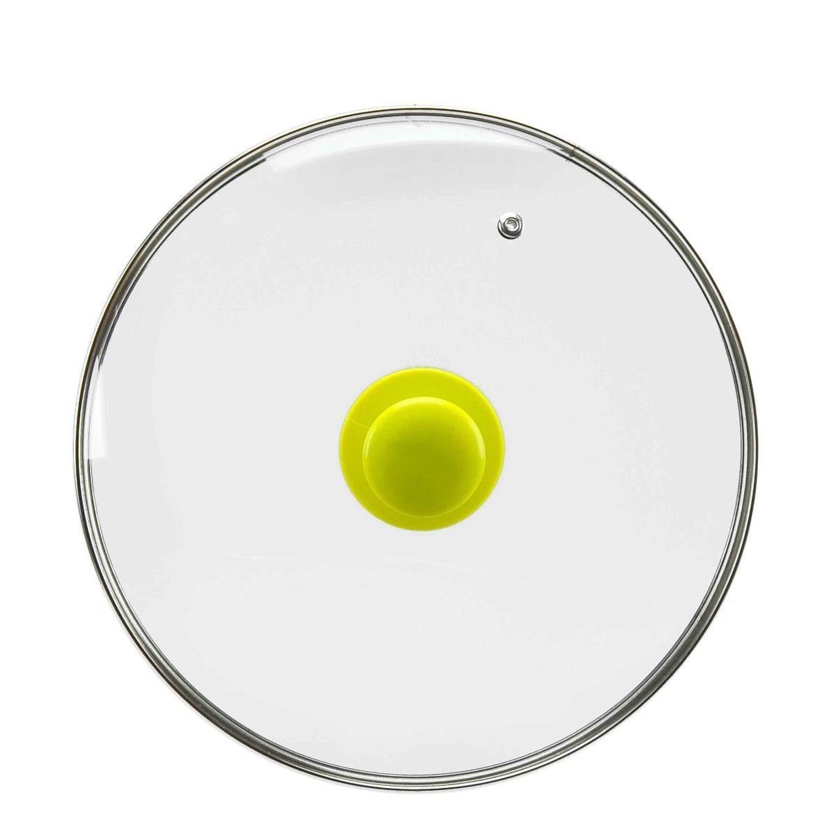 Coperchio Vetro cm.26 W Home Pomello 6 Colori | M2 Store
