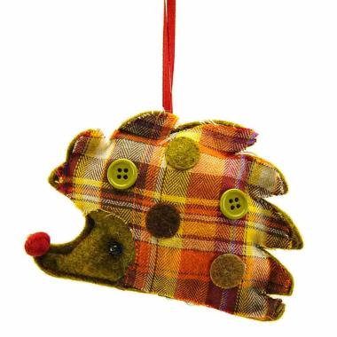 Decorazione Natalizia Riccio Pile cm.11 |Inge's Glass