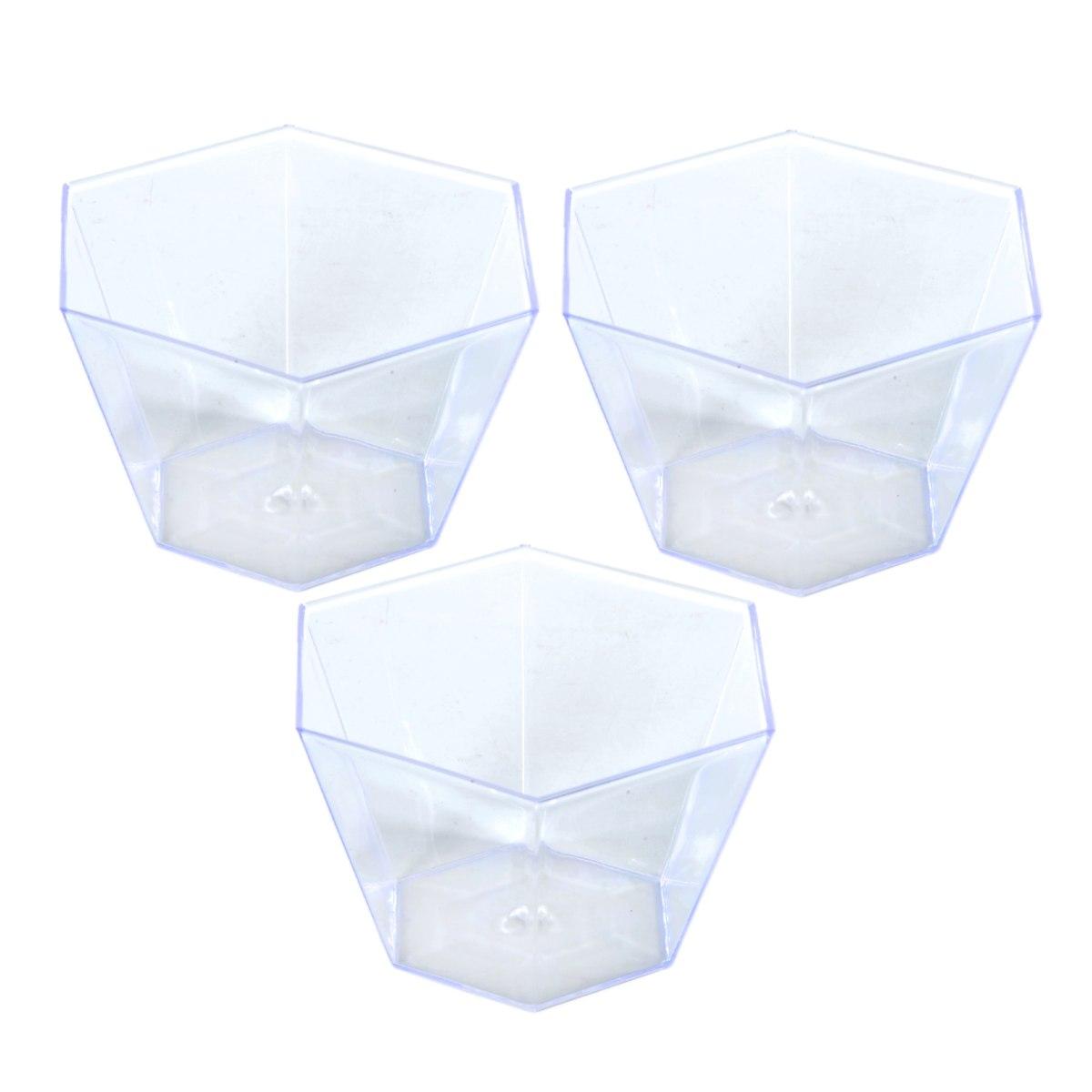 Ciotola Crystal Esagonale cm.7x4 pz.3 | M2 Store