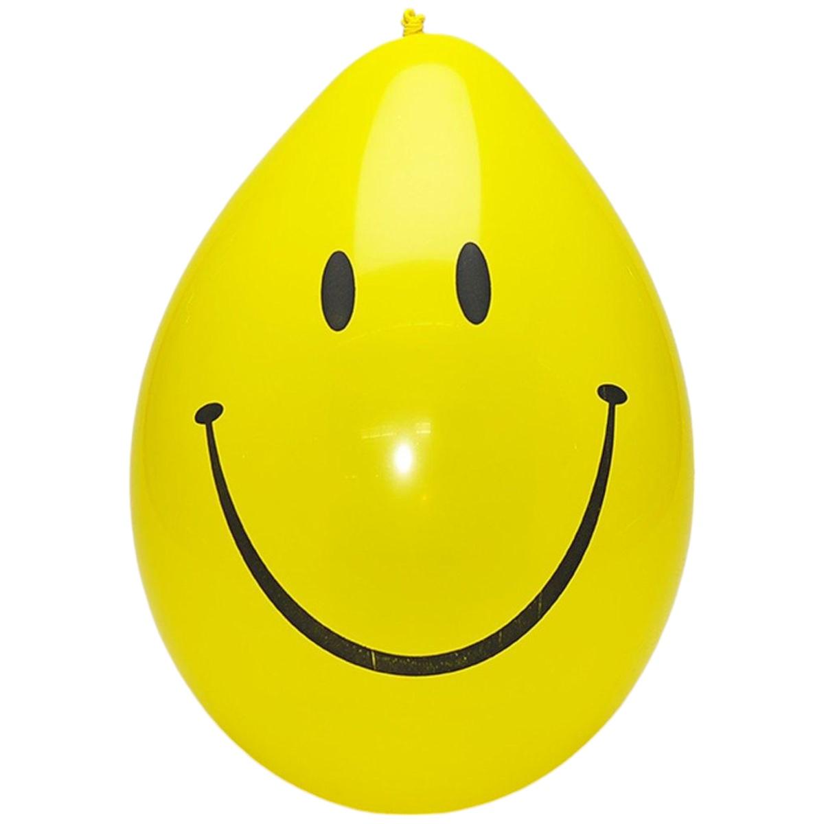 Palloncino cm.Ø25 Smile Giallo Set pz.35 |M2 Store