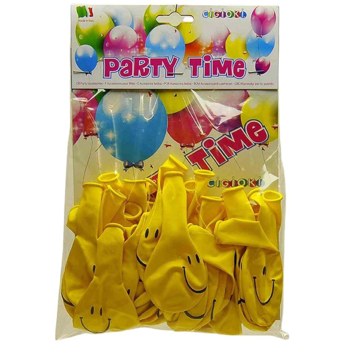 Palloncino cm.Ø25 Smile Giallo Set pz.35 |M2 Store