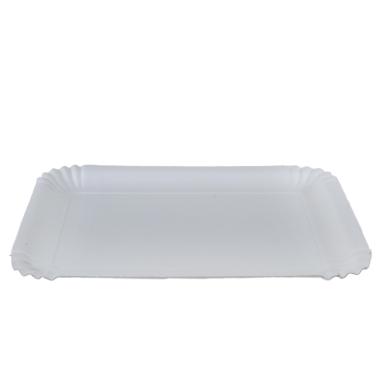 Vassoio Carta Rettangolare 28x20 Bianco pz.3 | M2 Store