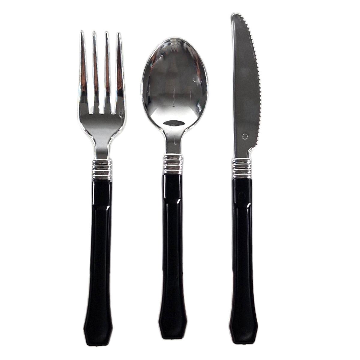 Posate Party Pvc Set pz.12 Assortiti 4 Colori |M2 Store