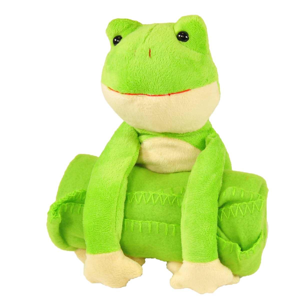 Coperta Plaid con Peluche Rana cm.100x75 | M2 Store