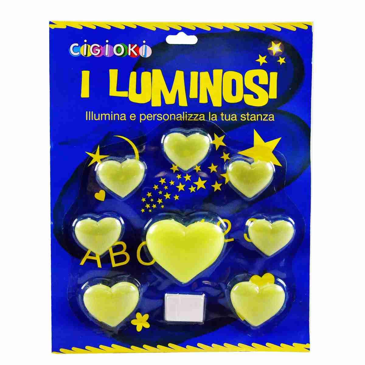 Oggetti Fluorescenti Adesivi Set pz.8 |M2 Store