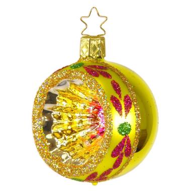 Pallina Natale Vetro Collezione cm.6 Verde/Multi |Inge's Glass