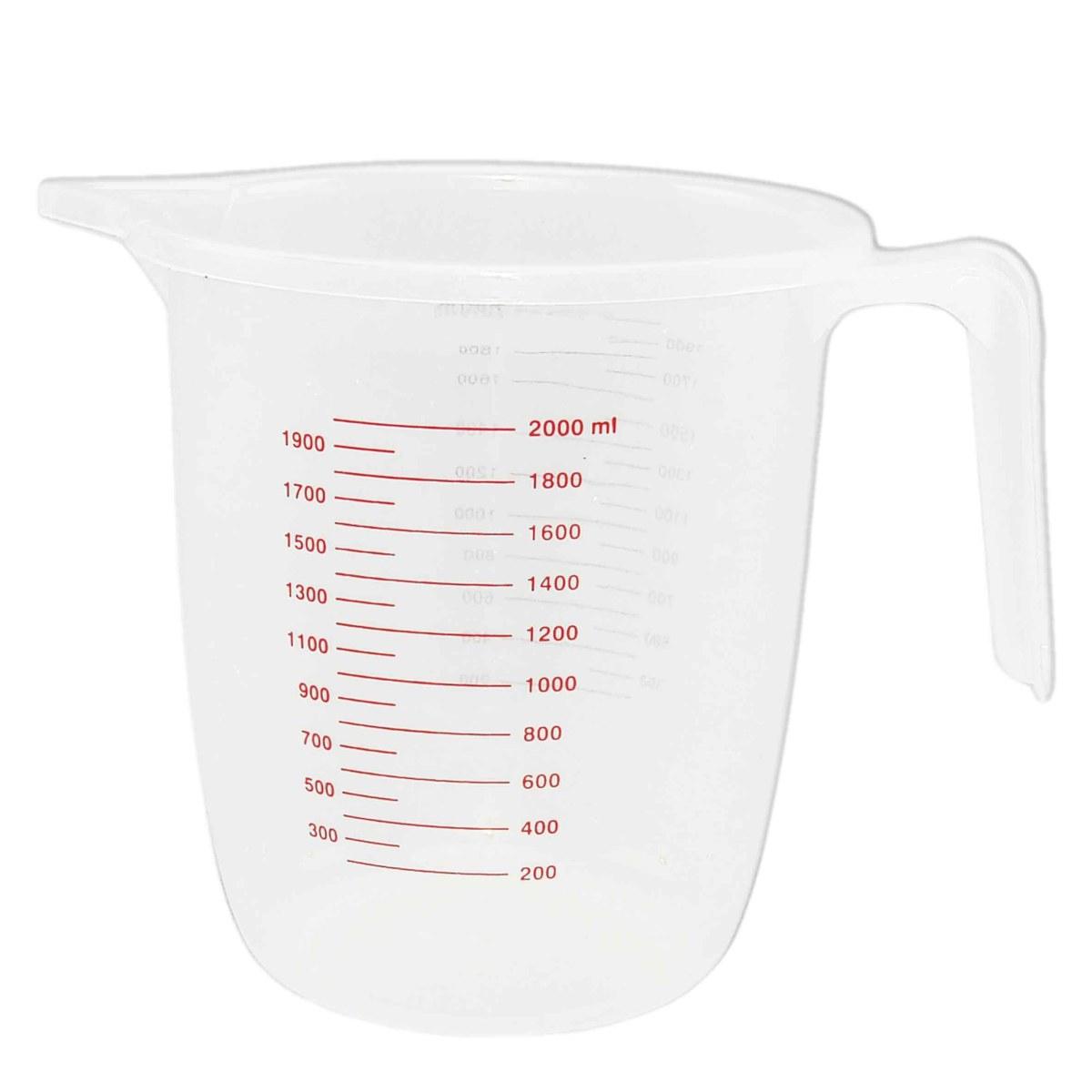 Caraffa Graduata Lt.2 PVC Trasparente | M2 Store