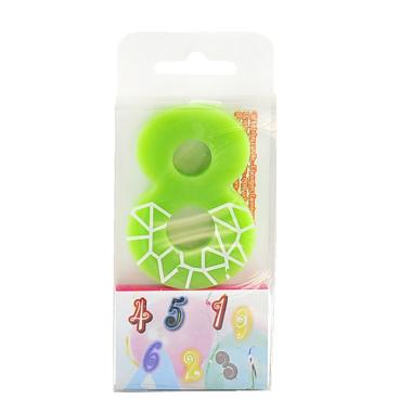 Candelina Compleanno N.8 Verde |M2 Store