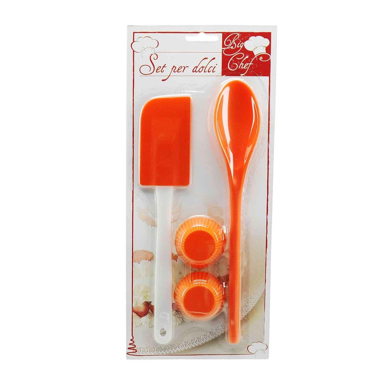 Dolci Spatola Silicone Cucchio Pirottini Set pz.3 | M2 Store