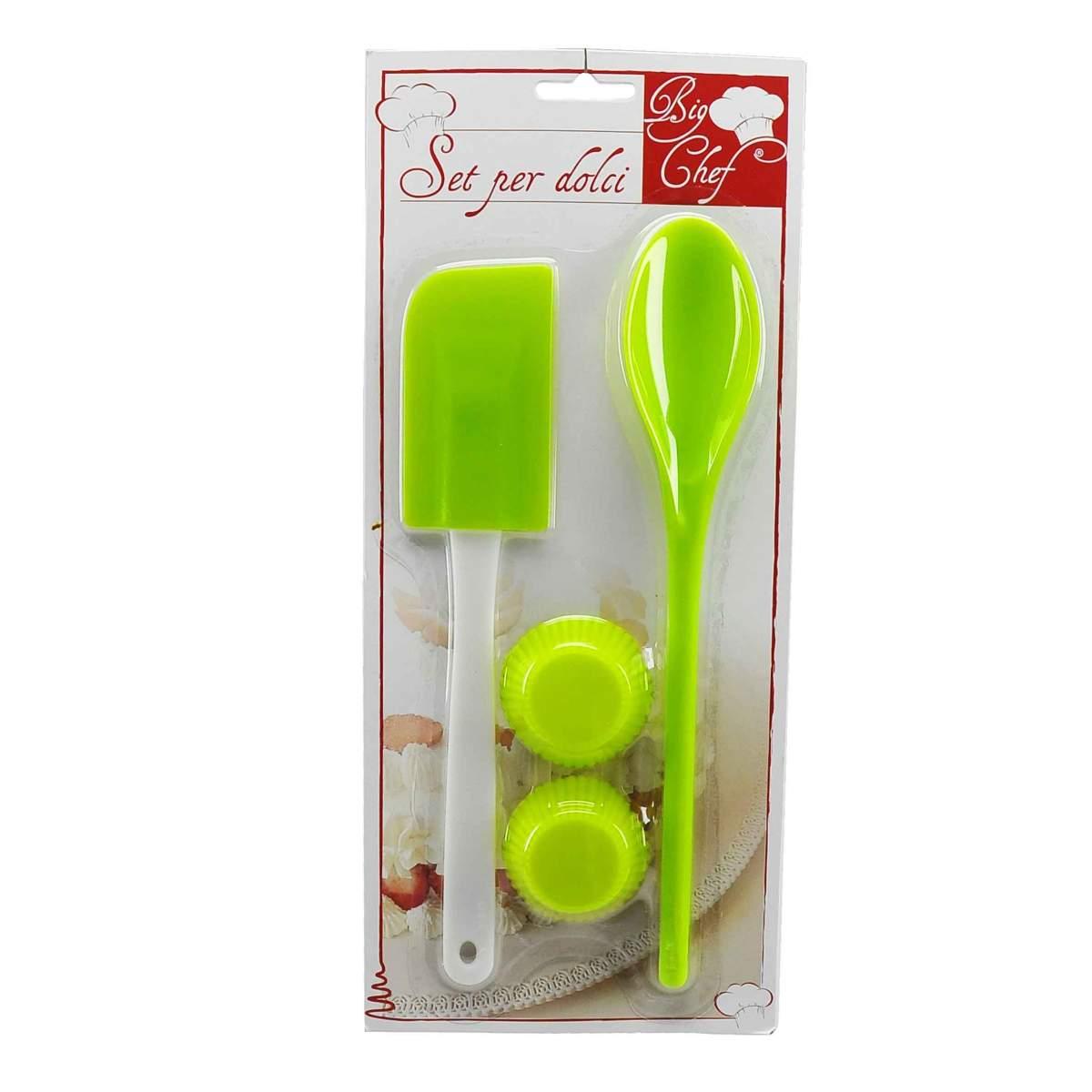 Dolci Spatola Silicone Cucchio Pirottini Set pz.3 | M2 Store
