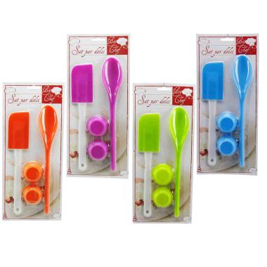 Dolci Spatola Silicone Cucchio Pirottini Set pz.3 | M2 Store