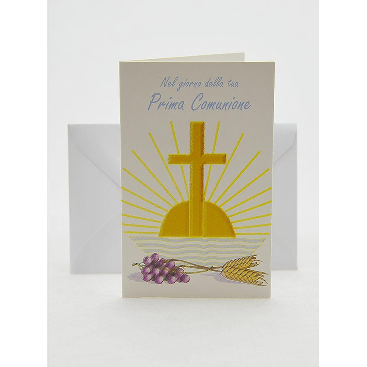Biglietto Auguri Comunione cm.8,5x14 6 Modelli |M2 Store