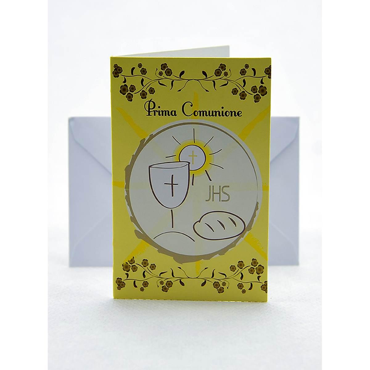 Biglietto Auguri Comunione cm.8,5x14 6 Modelli |M2 Store