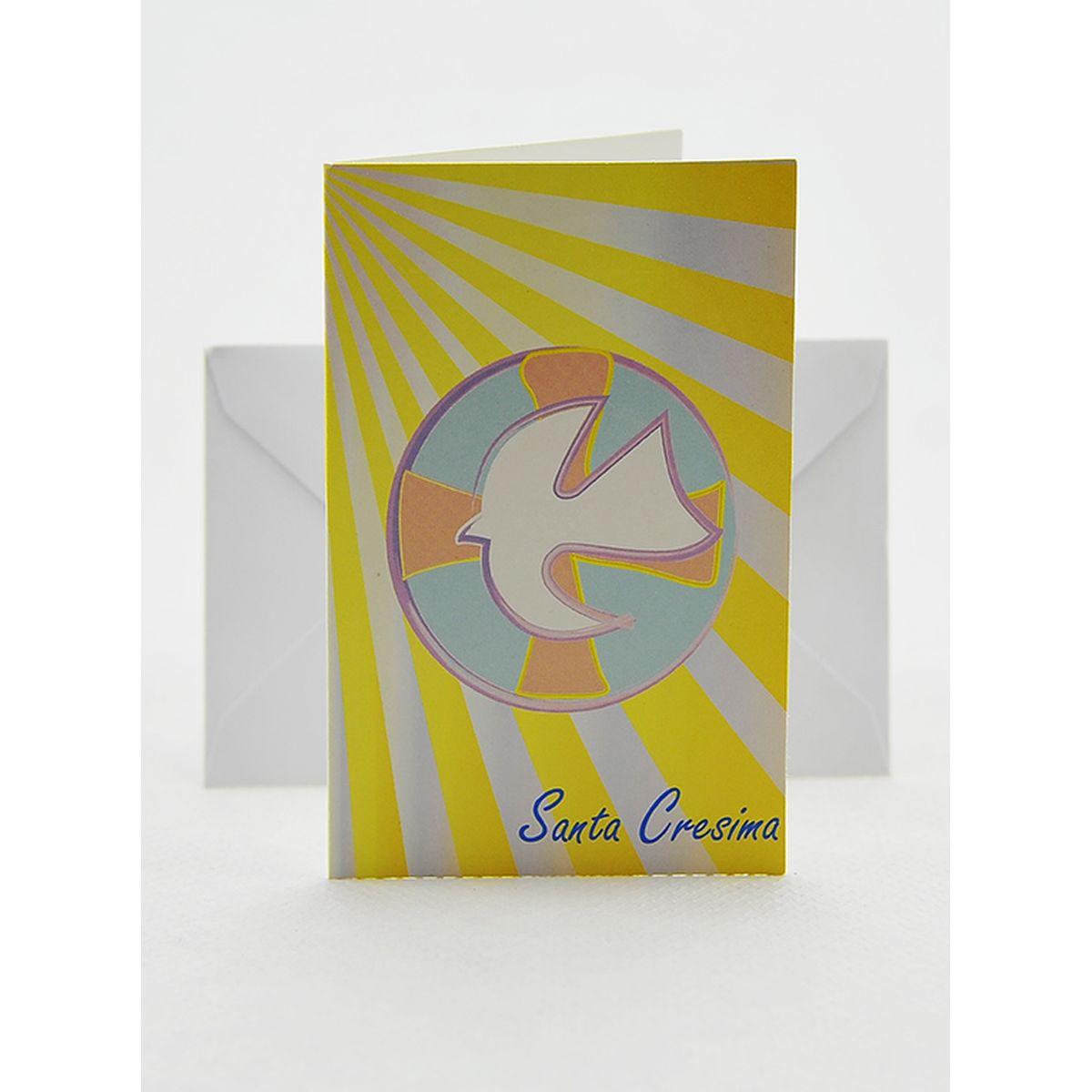 Biglietto Auguri Cresima cm.8,5x14 6 Modelli |M2 Store