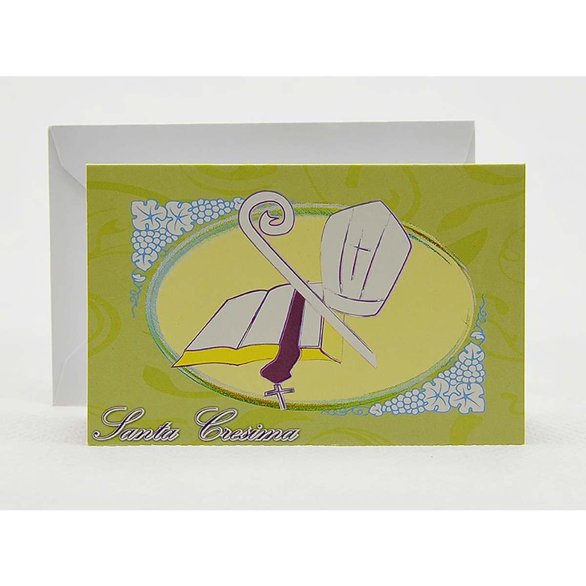 Biglietto Auguri Cresima cm.8,5x14 6 Modelli |M2 Store