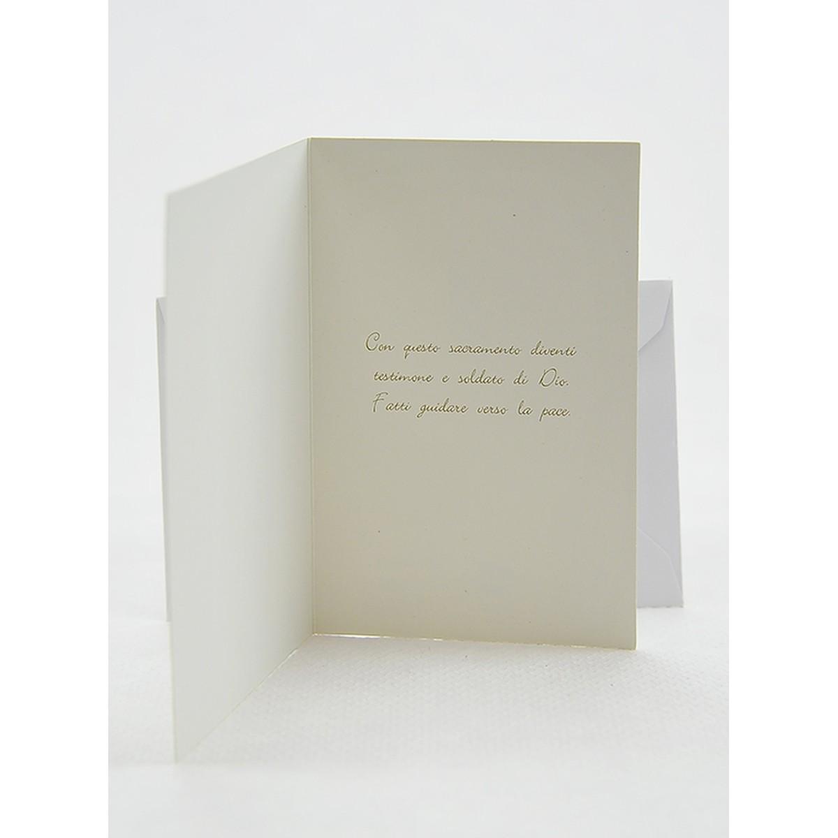 Biglietto Auguri Cresima cm.8,5x14 6 Modelli |M2 Store