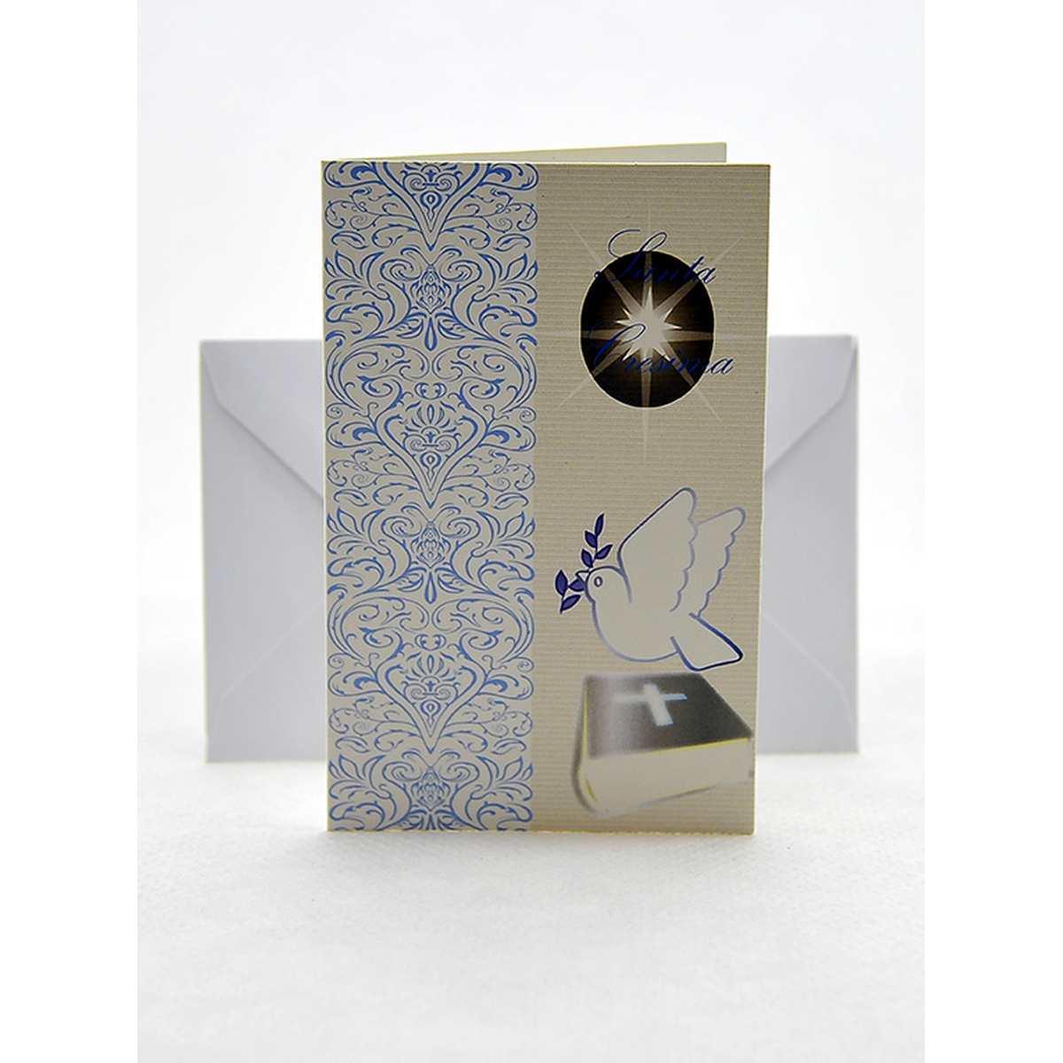 Biglietto Auguri Cresima cm.8,5x14 6 Modelli |M2 Store