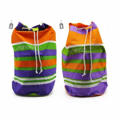 Borsa Spiaggia Righe Sacca Colorate 2 Colori | M2 Store