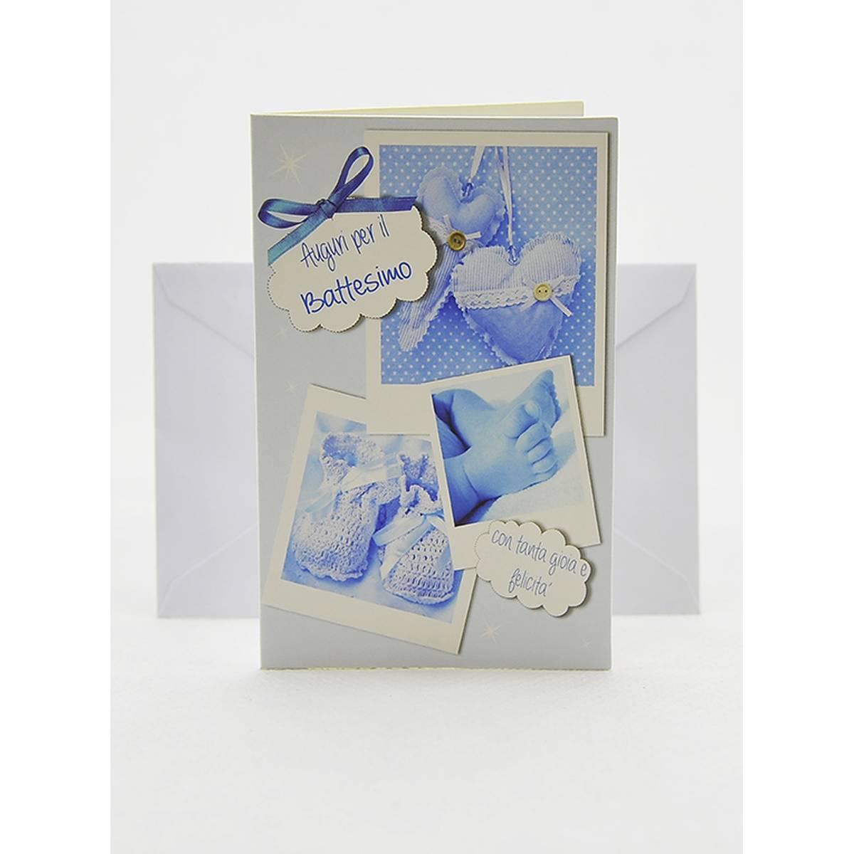Biglietto Auguri Battesimo cm.8,5x14 6 Modelli |M2 Store