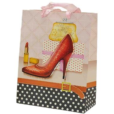 Busta Regalo cm.18x8x24 Scarpa Donna 3D |M2 Store
