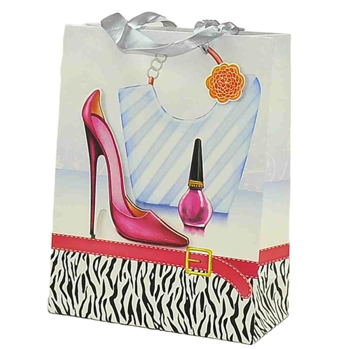 Busta Regalo cm.18x8x24 Scarpa Donna 3D |M2 Store