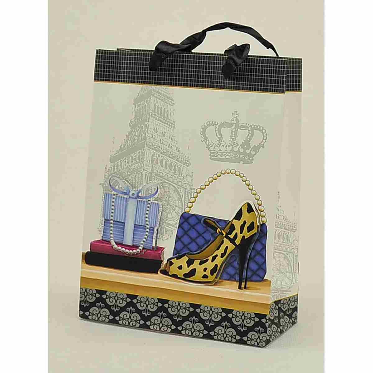 Busta Regalo cm.18x8x24 Scarpa Donna 3D |M2 Store