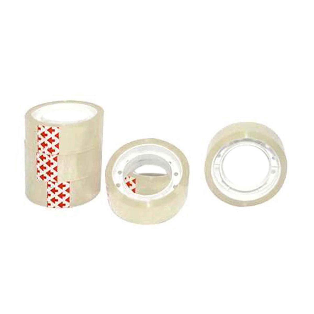 Nastro Adesivo mm.Ø25 Trasparente mm.12 Foro15 40micron Set pz.6 | M2 Store