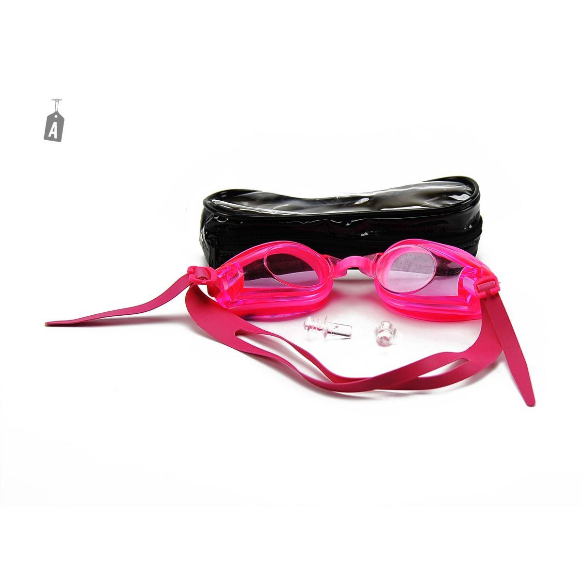 Occhiali Nuoto Silicone con Tappi e Custodia 3 Colori | M2 Store