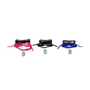 Occhiali Nuoto Silicone con Tappi e Custodia 3 Colori | M2 Store
