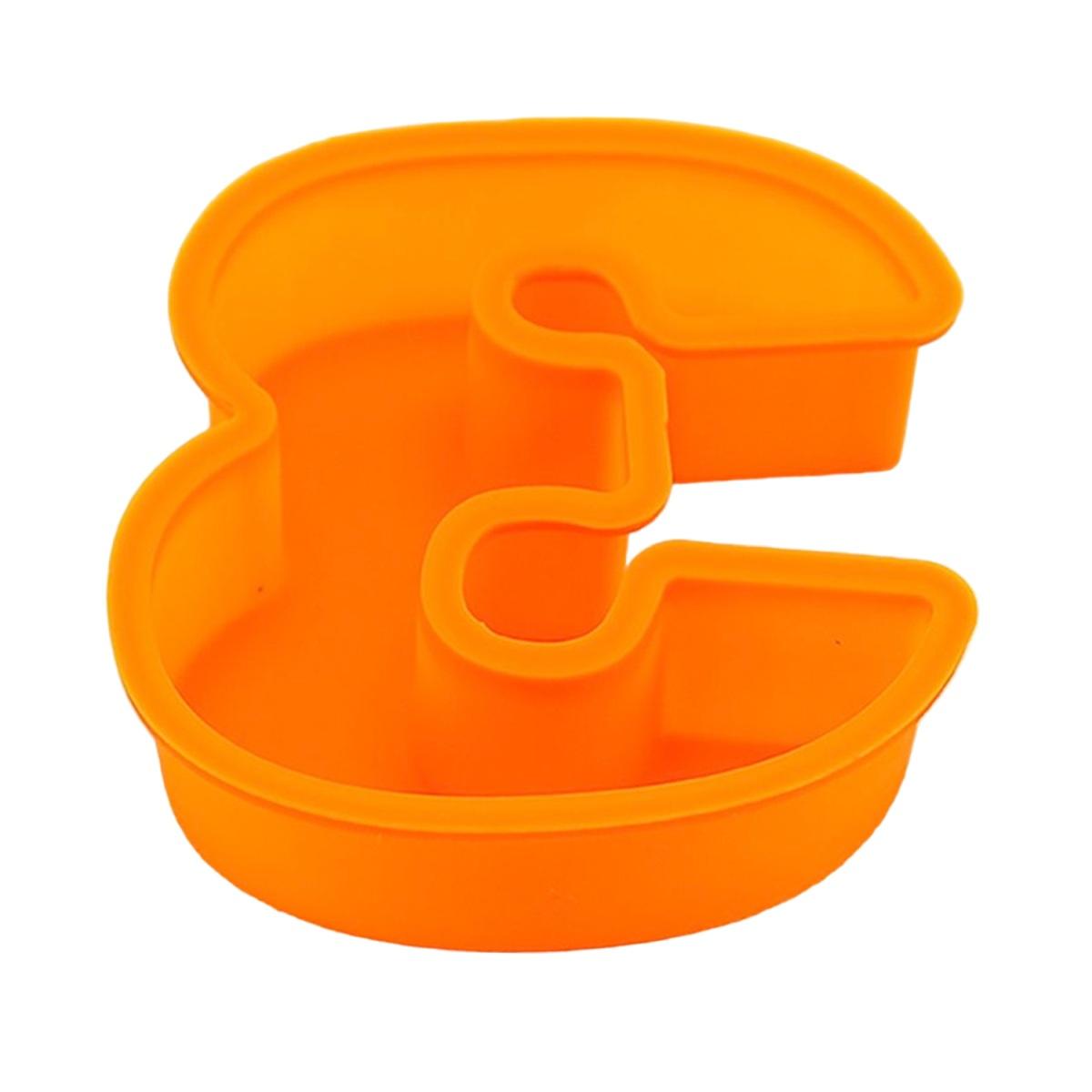 Stampo Silicone Numero 3 Arancione | M2 Store