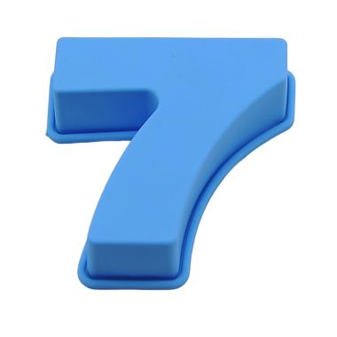 Stampo Silicone Numero 7 Blu | M2 Store