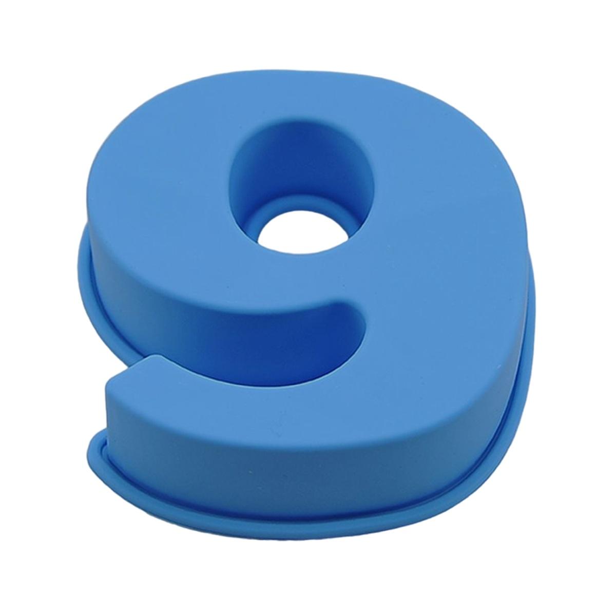 Stampo Silicone Numero 9 Blu | M2 Store