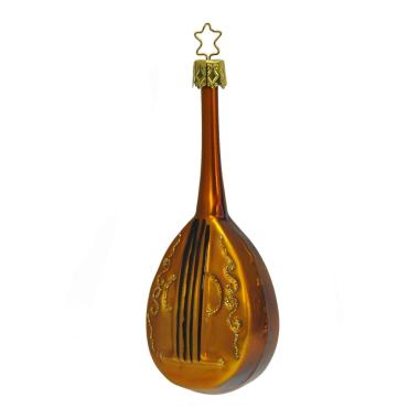 Pallina Natale Vetro Collezione cm.3,56xh13 Mandolino |Inge's Glass