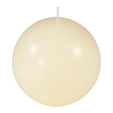 Candela cm.8 Sfera Bianca Pillar |M2 Store