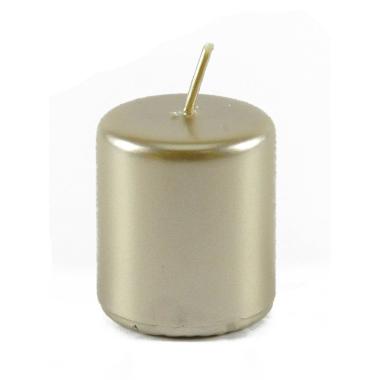 Candela cm.5x5,5 Cilindro Champagne Pillar |M2 Store