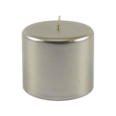 Candela cm.8x7 Cilindro Champagne Pillar |M2 Store