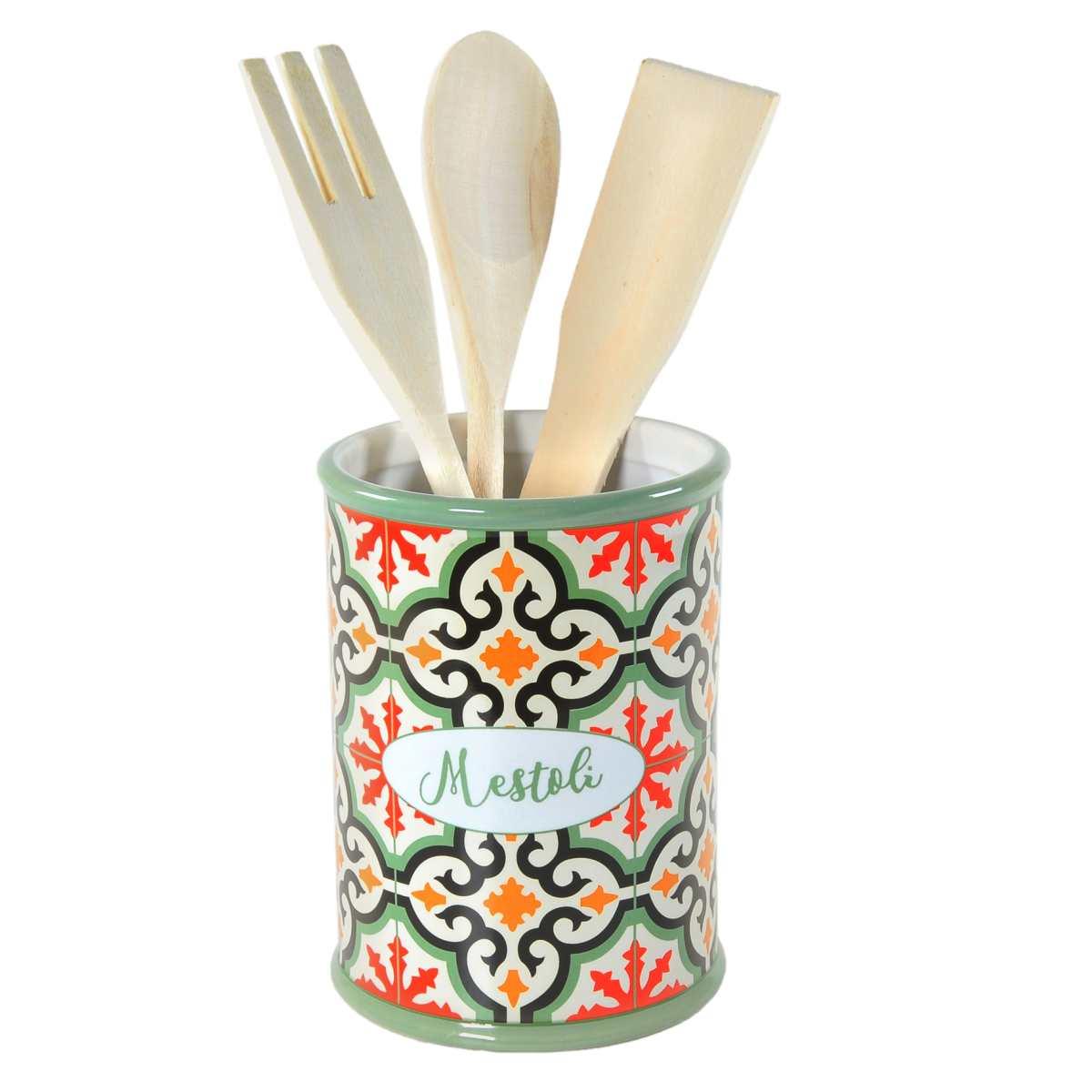 Porta Mestoli Ceramica Stoneware Cefal pz.4 | Montemaggi