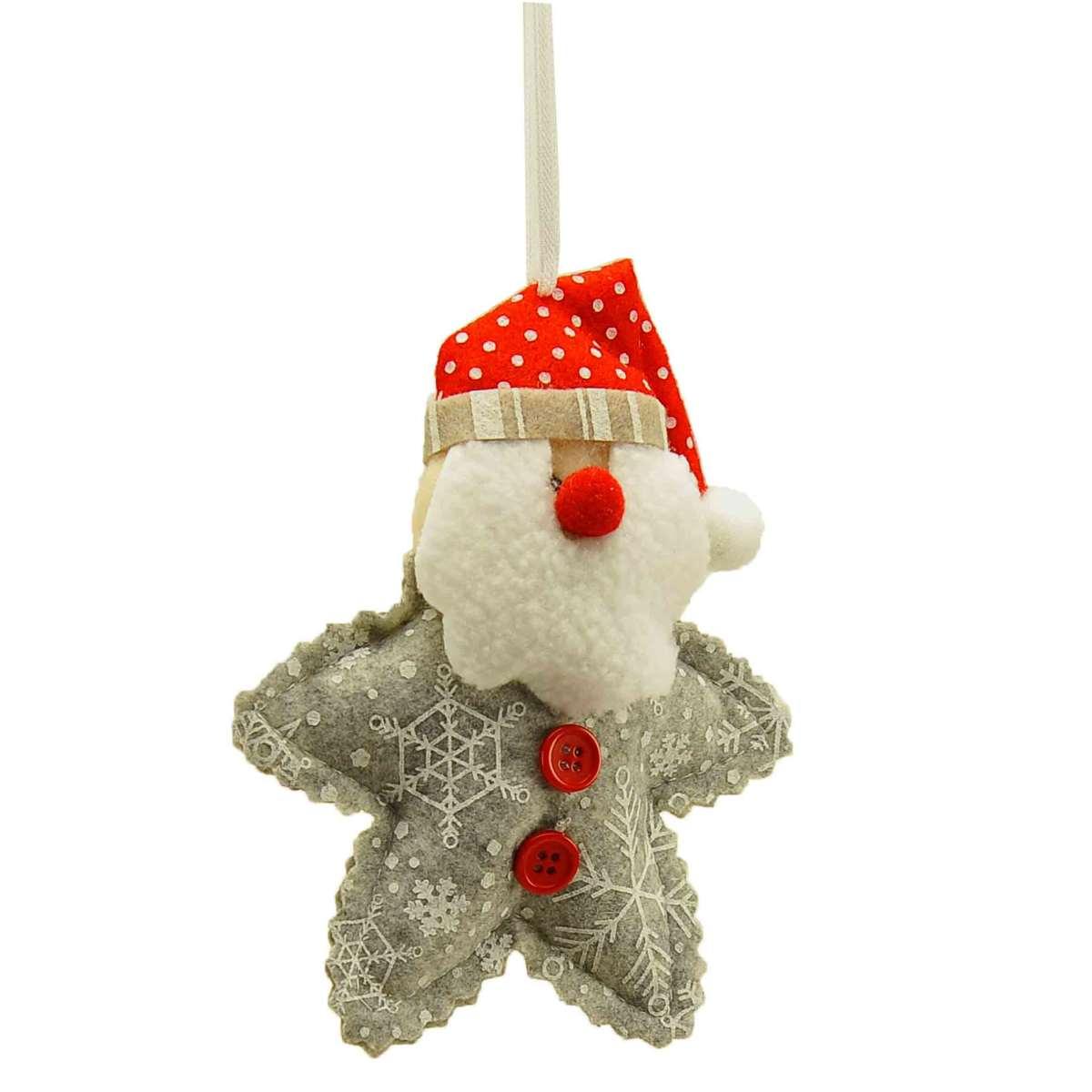 Decorazione Natalizia Babbo Natale cm.11x3xh14 |Inge's Glass