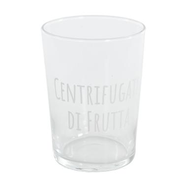 Bicchiere Vetro Centrifugato di Frutta Simple Day ml.500