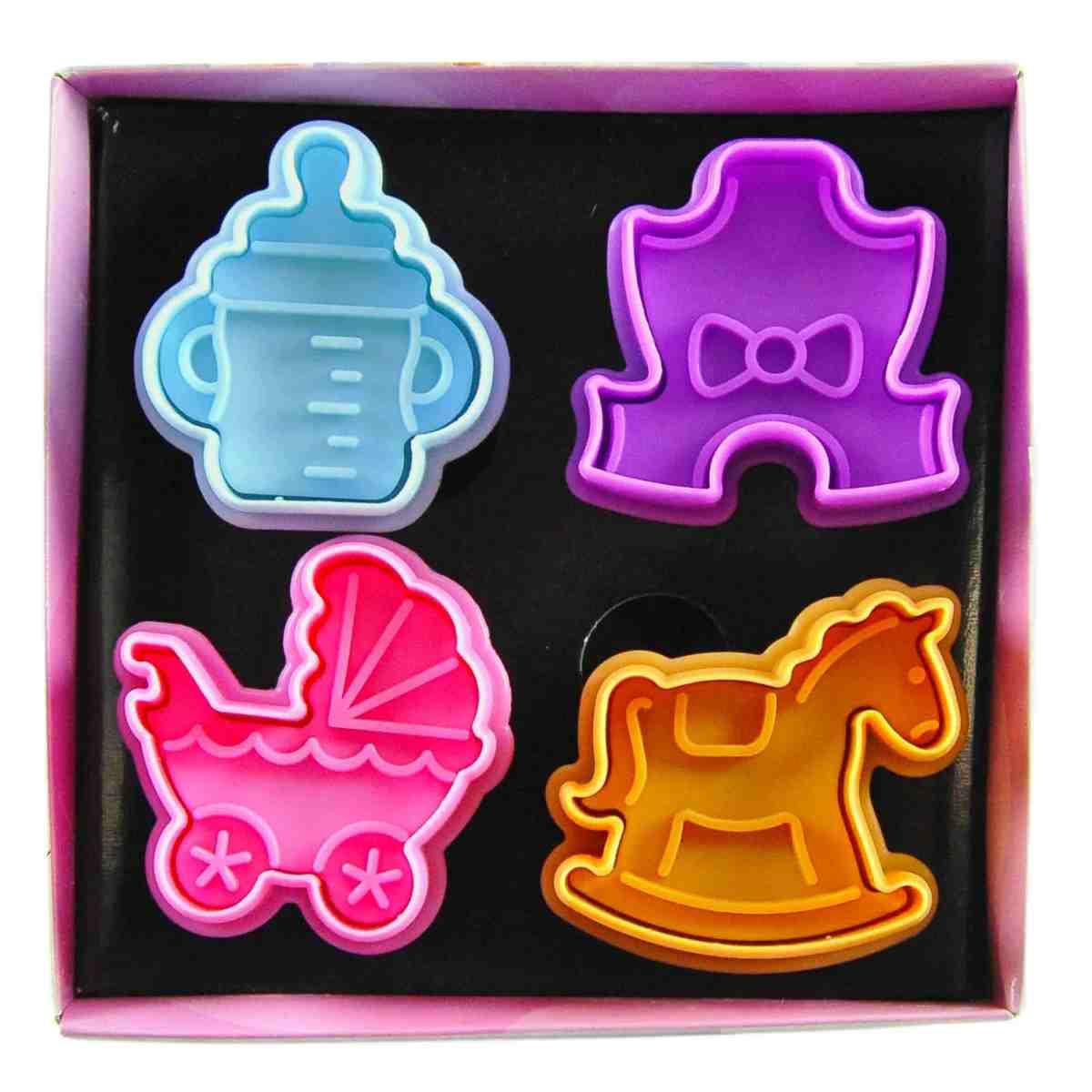 Stampi Set pz.4 Tagliabis. SilikoMart Baby | M2 Store