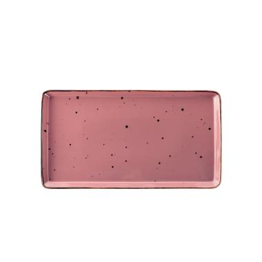 Vassoio Porcellana Weissestal Rett Rosa 38x21 | Weissestal