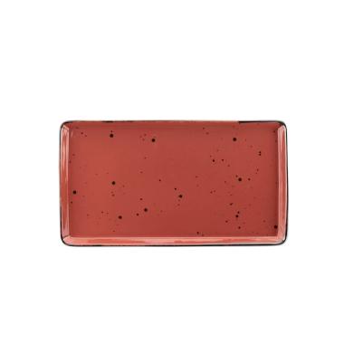 Vassoio Porcellana Weissestal Rett Marsala cm.38x21 | Weissestal