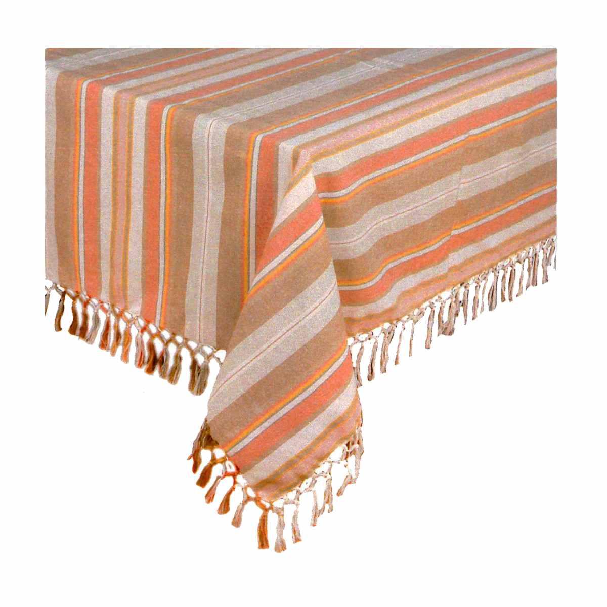 Tovaglia cm.160x300 Cotone Fantasia Righe | Montemaggi