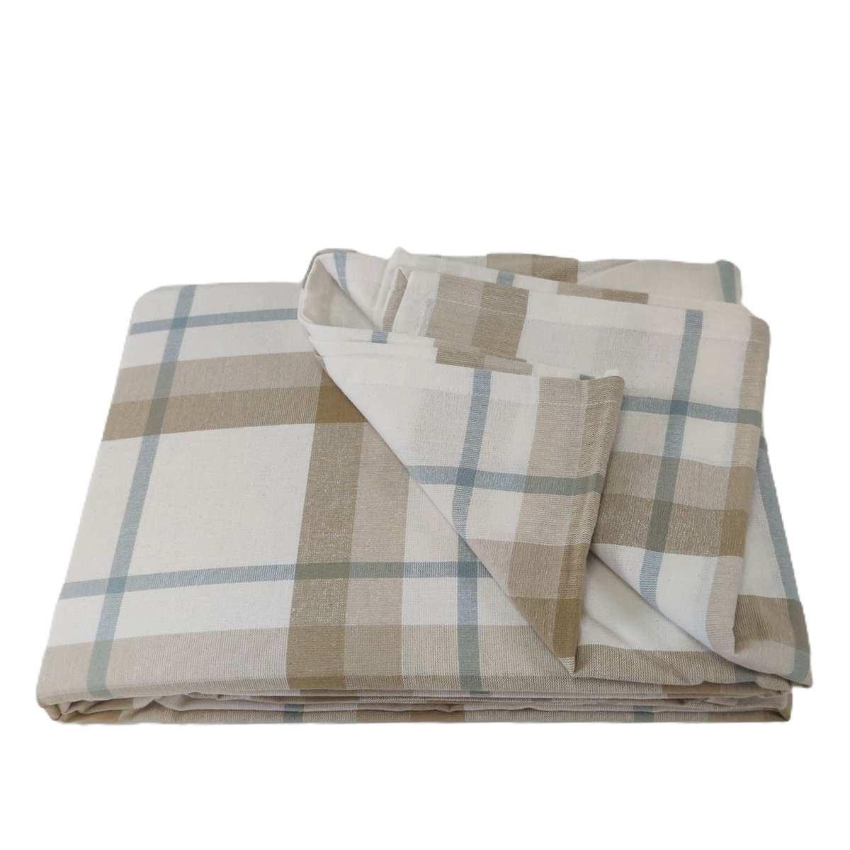 Tovaglia cm.160x300 Cotone Fantasia Quadri | Montemaggi