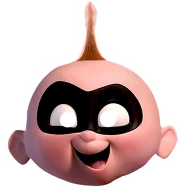 Maschera Viso Cartapesta Jack Jackcredibles |Rubie's