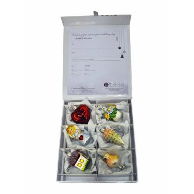 Pallina Natale Vetro Collezione Set pz.6 |Inge's Glass